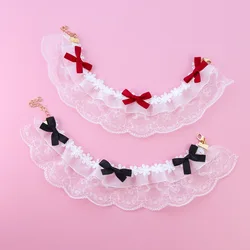 Collar lazo floral para perros y gatos – Diseño Princesa con encaje