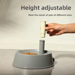 Bebedero ajustable perros y gatos – Dispensador agua altura variable