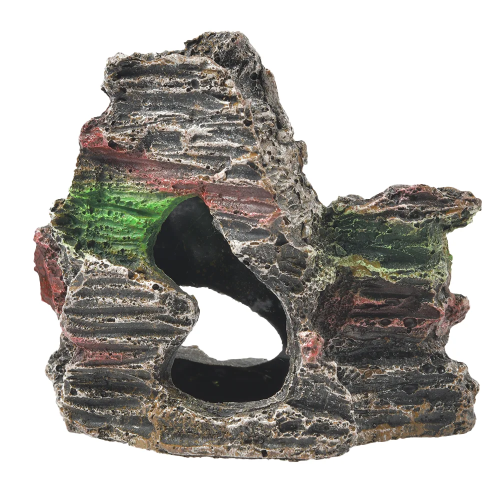 Árbol de piedra para decoración de Acuario, accesorios para pecera, roca de montaña, cueva de roca, adorno para pecera - imagen 5