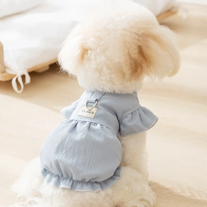 Vestido de moda para perros, ropa suave y bonita para perros, falda de princesa para cachorros, vestido de boda para Gato, disfraces para perros, ropa para mascotas Chihuahua - imagen 2