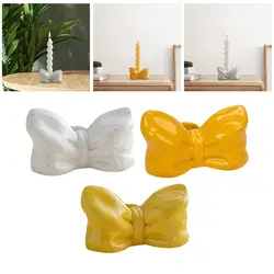 Portavelas, adorno de soporte de vela en forma de arco, candelabro para mantel de Acción de Gracias