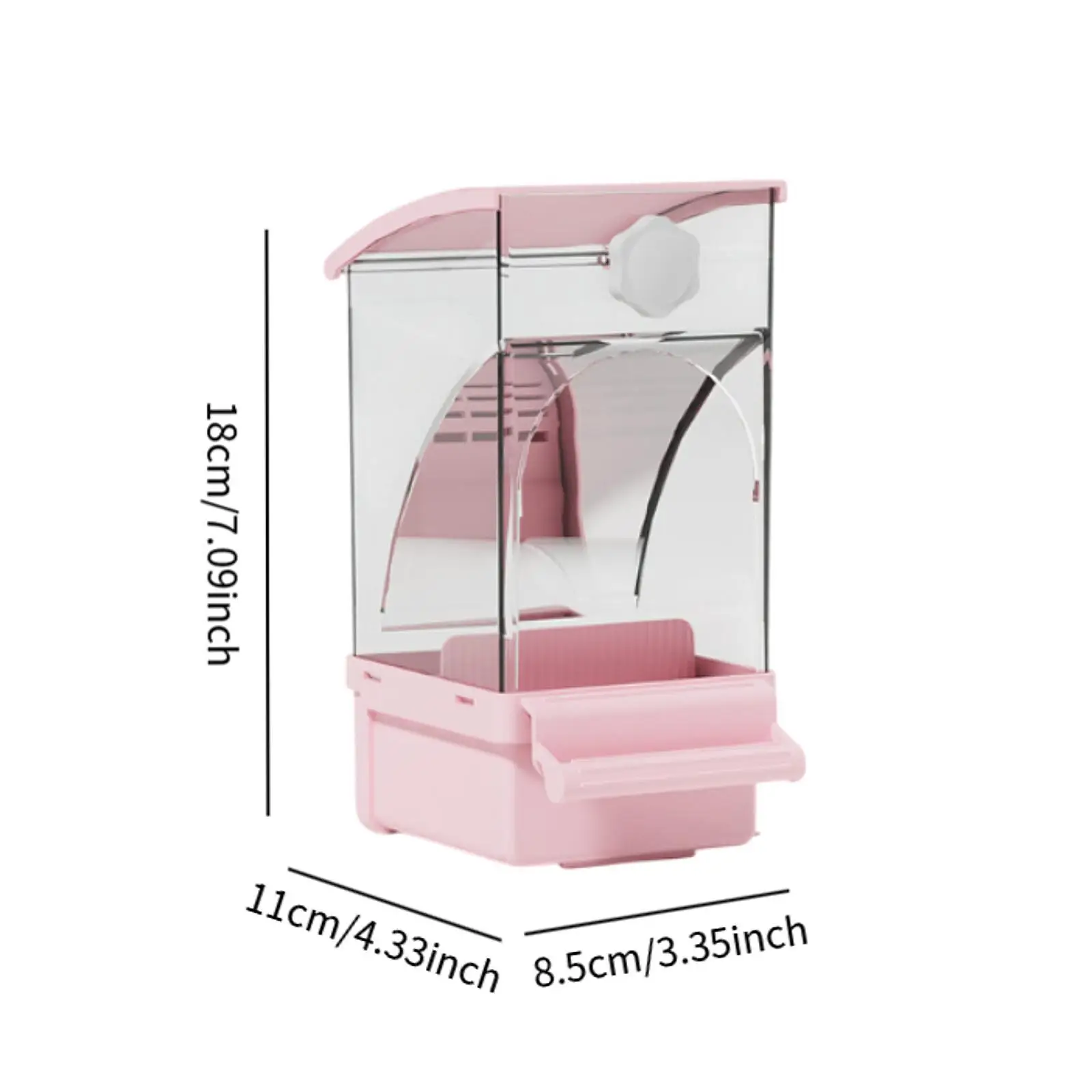 Automatic Bird Feeder Bird Cage Feeder for Birds Lovebirds Canary