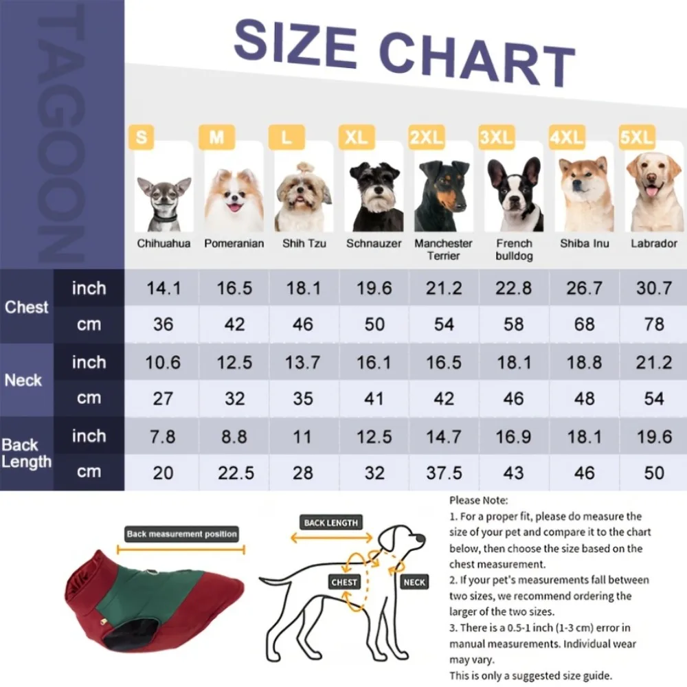 Abrigo de invierno para perros, chaqueta impermeable para perros, abrigos para mascotas a prueba de viento para perros grandes, abrigos forrados de lana térmica para caminar en clima frío - imagen 5