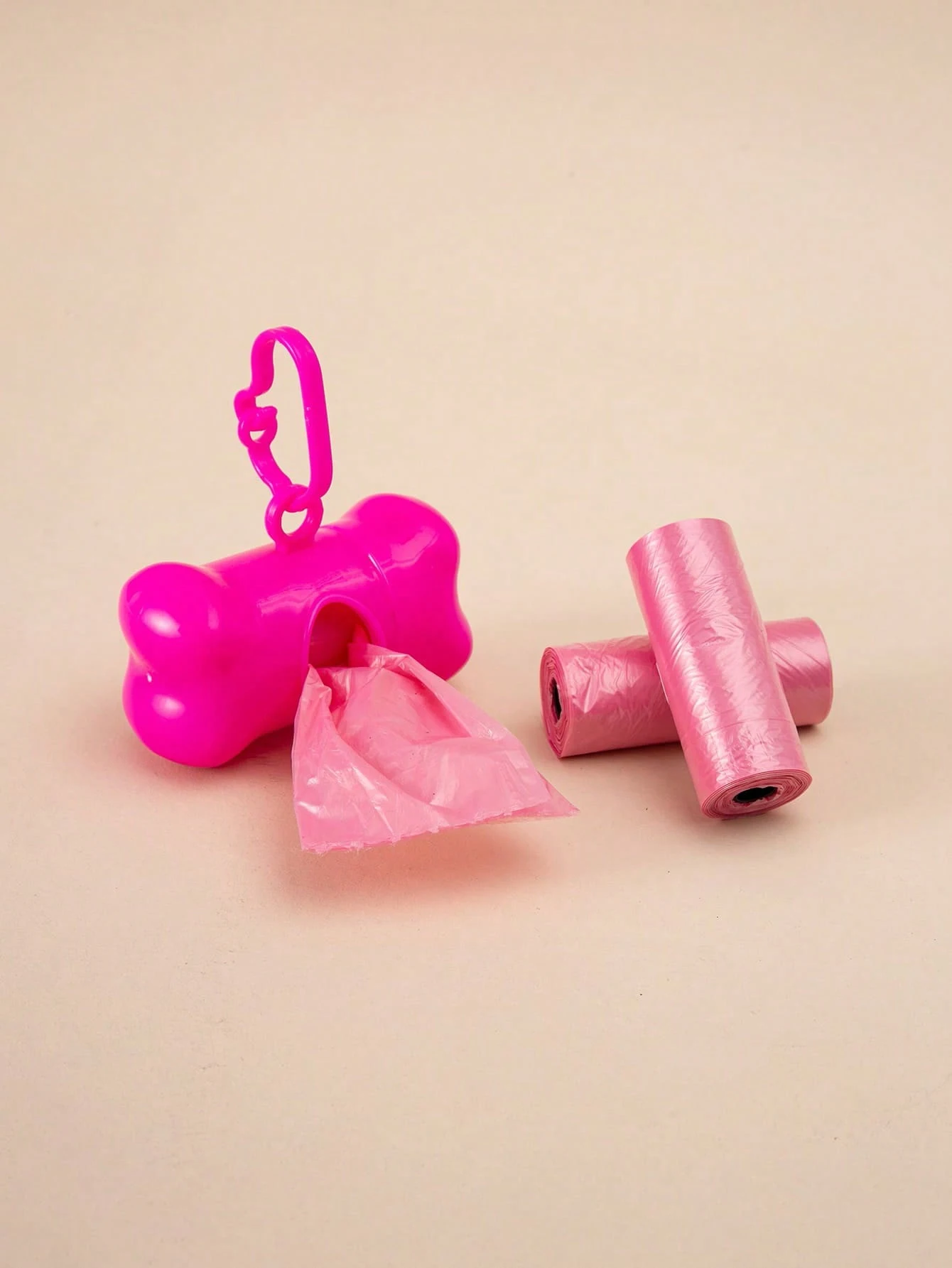Dispensador hueso con gancho para bolsas de excrementos perro - imagen 4