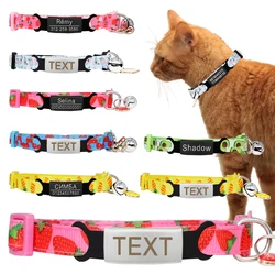 Collar identificativo de nailon para gato – Diseño frutas