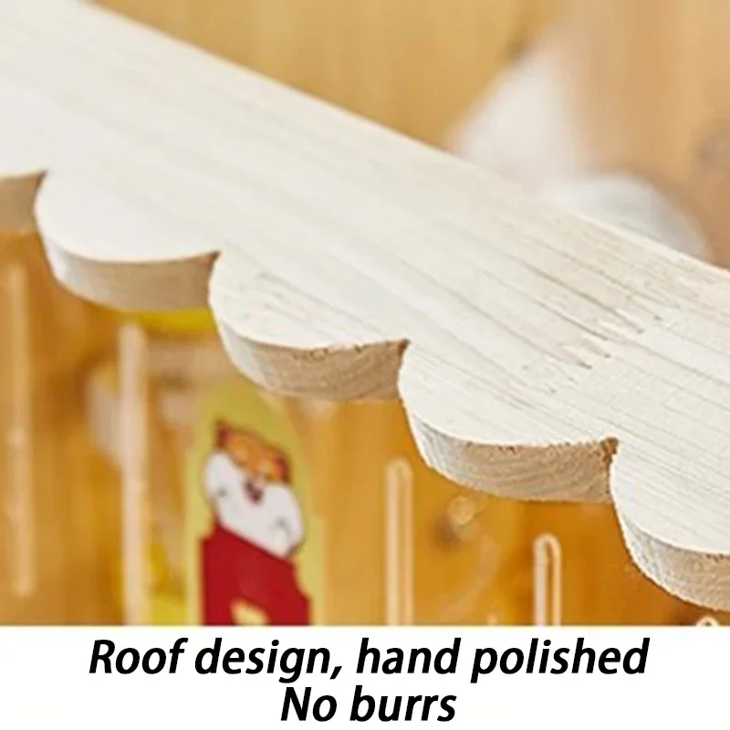 Terrarios acrílicos de madera maciza para hámster, Villa, jaula de cría de reptiles, perrera de lagarto, terrarios grandes de araña, incubadora de pollo rutina - imagen 5