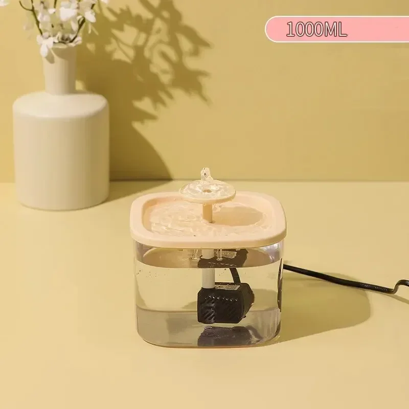 Fuente de agua silenciosa para gatos y perros – 1L automática - imagen 3