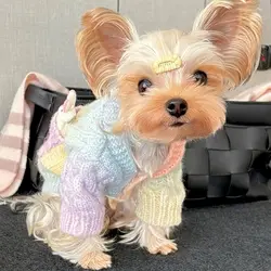 Jersey cálido para perro pequeño – abrigo de punto de invierno