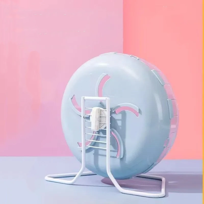 Ruedas de ejercicio para hámster, ruedas giratorias silenciosas para correr con soporte ajustable para hámster, gerbos y ratones, 1 ud. - imagen 5