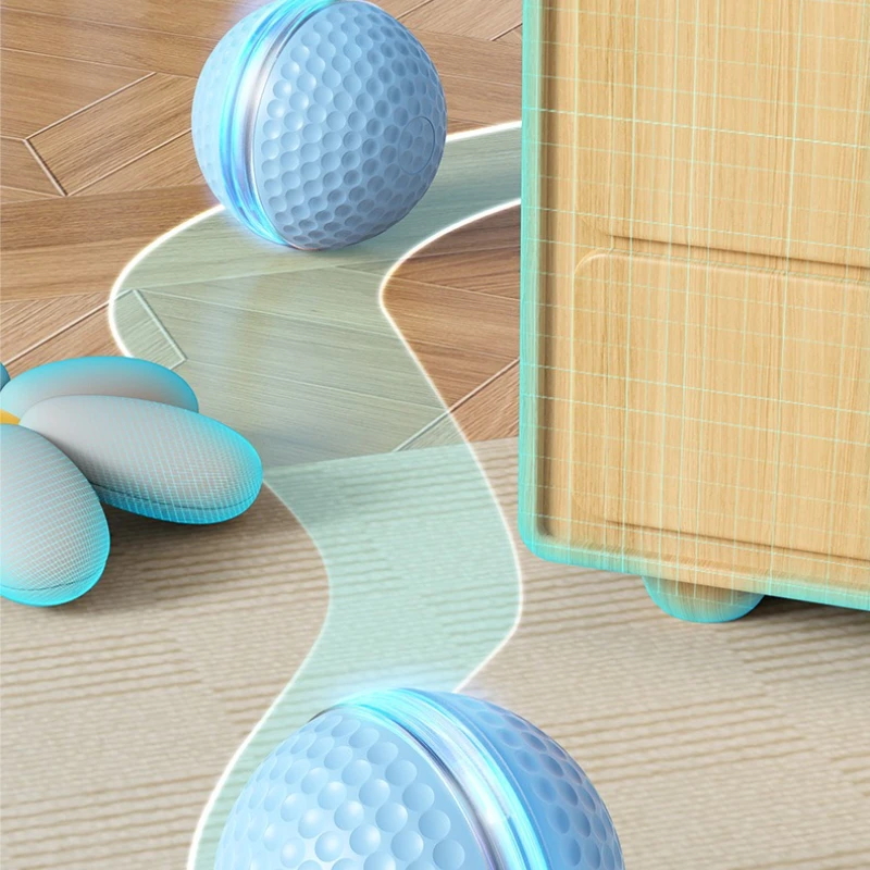 Juguetes interactivos inteligentes para gatos, pelota para interiores, 2 modos, recargable, bola móvil automática para mascotas, juguete interactivo para gatos y gatitos - imagen 5