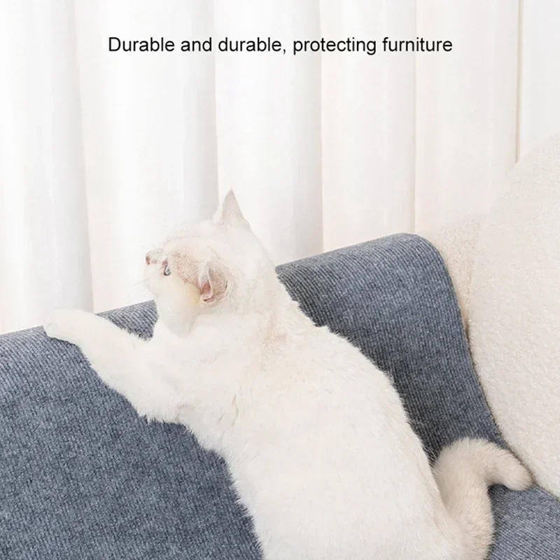 Alfombrilla autoadhesiva para rascar gatos, tablero para rascar, protección para sofá de pared, accesorios para gatos - imagen 3