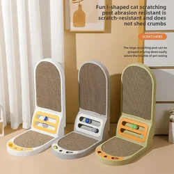 Rascador vertical en forma de L para gatos - resistente y sin migas