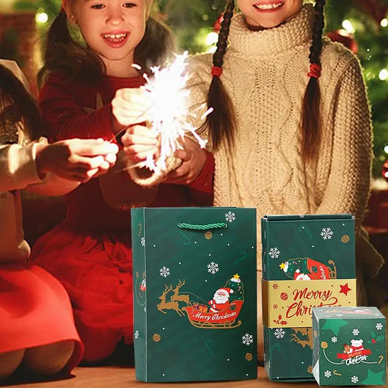 Caja de regalo de dinero explotando, caja de regalo sorpresa de Navidad, caja de regalo de cartón, caja de salto para propuesta de San Valentín y Aniversario - imagen 2
