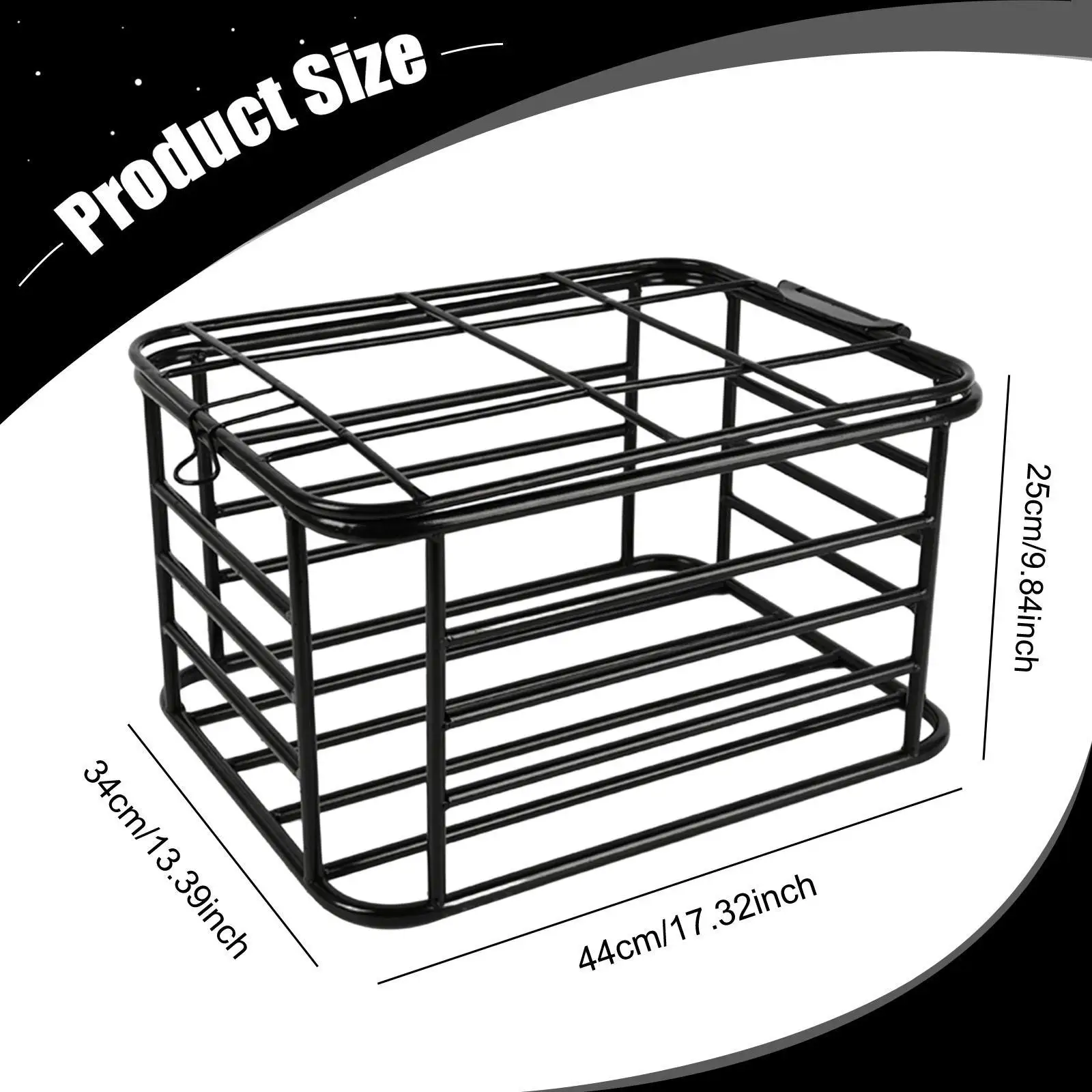 Rear Rack Bike Basket Bicycle Storage Basket Container Heavy Duty Stable Dog Carrier for Outdoor Mountain Bikes Hiking Travel Rear Rack Bike Basket Bicycle Storage Basket Container Heavy Duty Stable Dog Carrier for Outdoor Mountain Bikes Hiking Travel