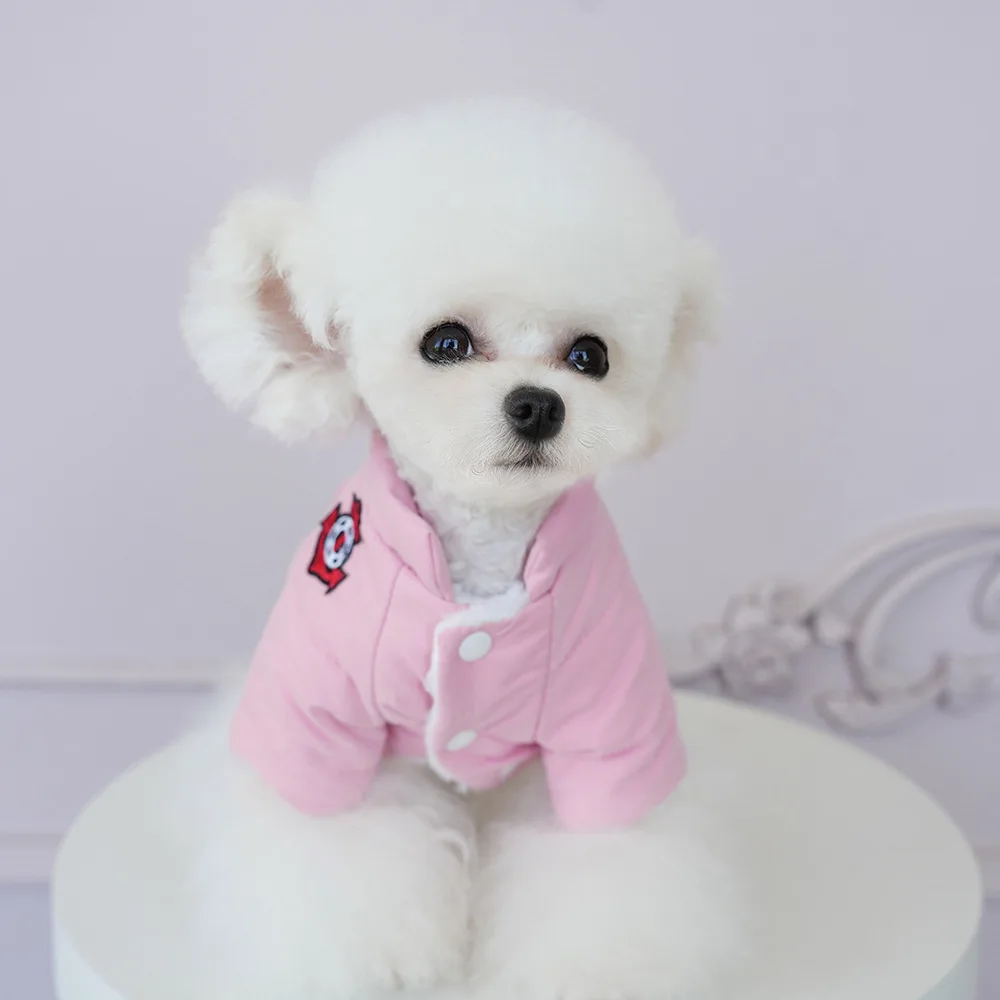 Abrigo de otoño e invierno para mascotas, abrigo grueso y cálido para gatos de peluche, ropa para cachorros pequeños y medianos - imagen 3