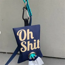 Dispensador portátil bolsas de excrementos perro resistente cómodo