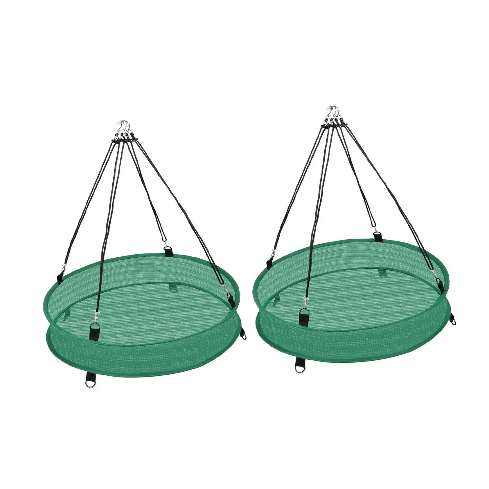 2 Pieces Bird Seed Catcher Tray Hanging Bird Feeder Platform for Garden Yard