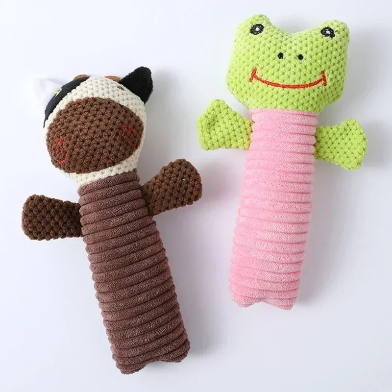 Juguetes para perros, juguetes chirriantes de peluche para mascotas, juguete interactivo para dentición de cachorros para perros pequeños, juguetes de peluche para perros - imagen 5