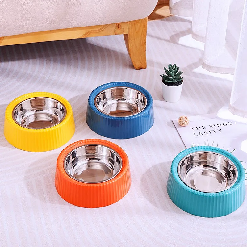 Comedero de acero inoxidable para perros: tazón comida y agua - imagen 4