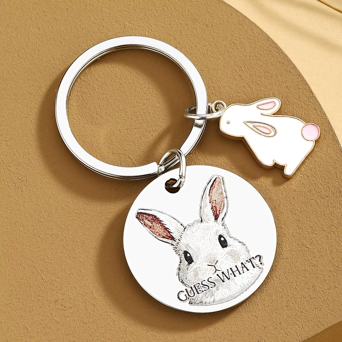 Llavero decorativo conejo para collares de gato y perro pequeño - imagen 3