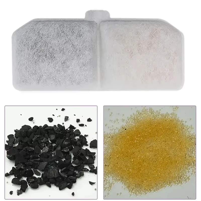 Filtros de fuente de agua para gatos, dispensador de agua para gatos, filtros de repuesto de carbón activado, accesorios para gatos, 6 uds. - imagen 4