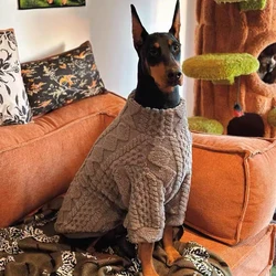 Jersey de punto para perros grandes y medianos – Abrigo térmico invierno