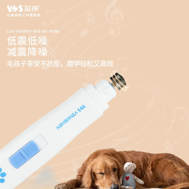 Lima eléctrica de uñas para gatos y perros – Silenciosa