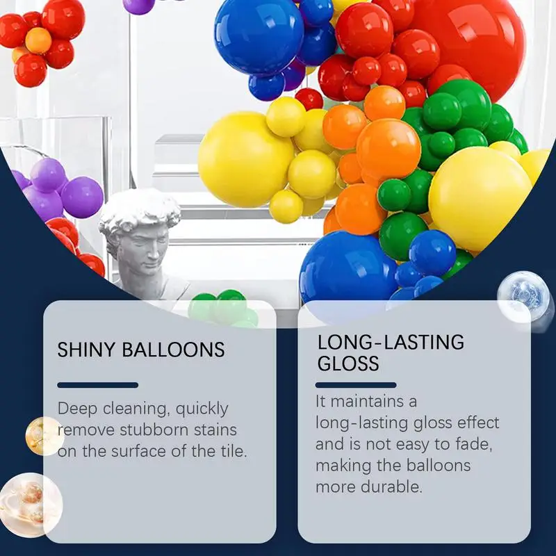 Espray brillante para globos, abrillantador de globos, pulverizador de brillo, restaurador de esmalte, potenciador de brillo, secado rápido para - imagen 5