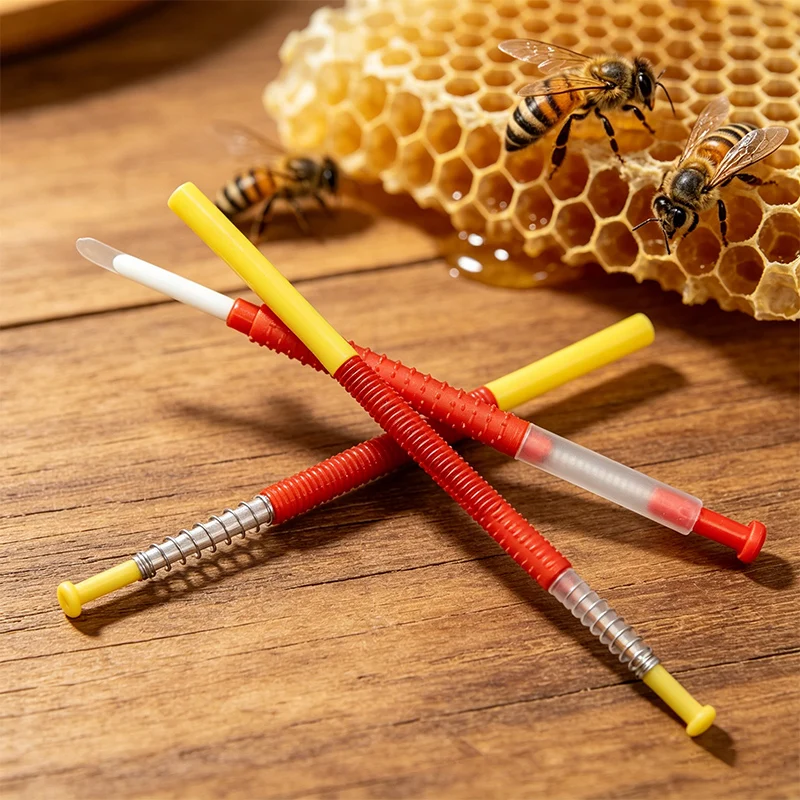 Herramientas injerto retráctiles para larvas abeja reina apicultura - imagen 4