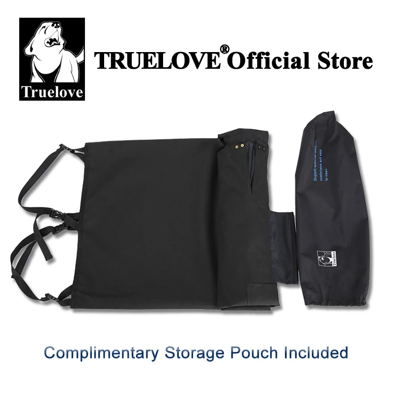 Truelove-Funda de asiento de coche para mascotas, cubierta de asiento trasero para coches, SUVs, camiones, diseño con cremallera, perros y gatos, impermeable, duradera, a prueba de arañazos, TLP1981 - imagen 4