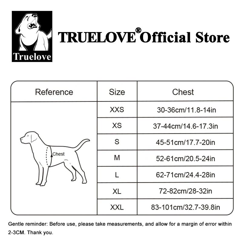 Truelove-Chaqueta calentadora para mascotas, chaleco con forro 3M Thinsulatetm para perros pequeños, arnés para cachorros, Invierno para uso al aire libre Ultracold TLG2171 - imagen 4