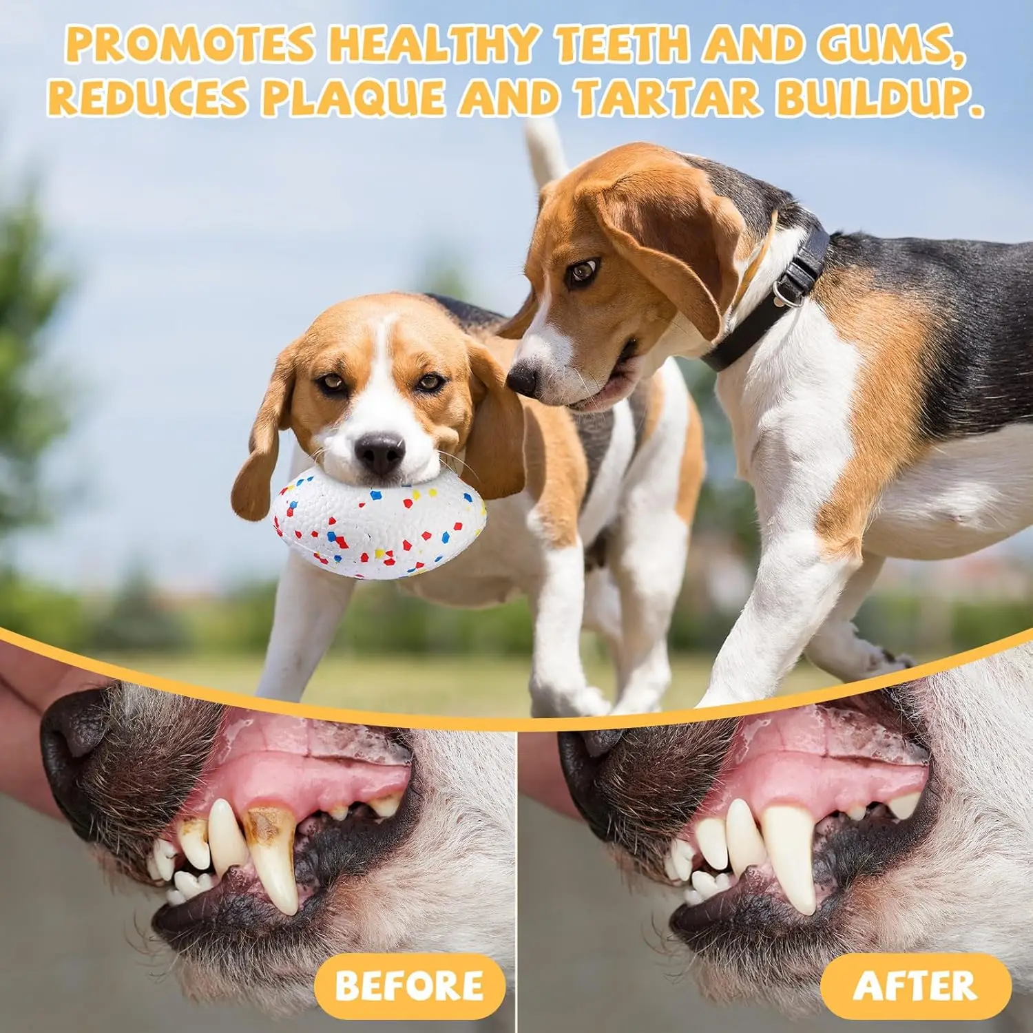 Pelota masticable resistente y flotante para perros - imagen 5