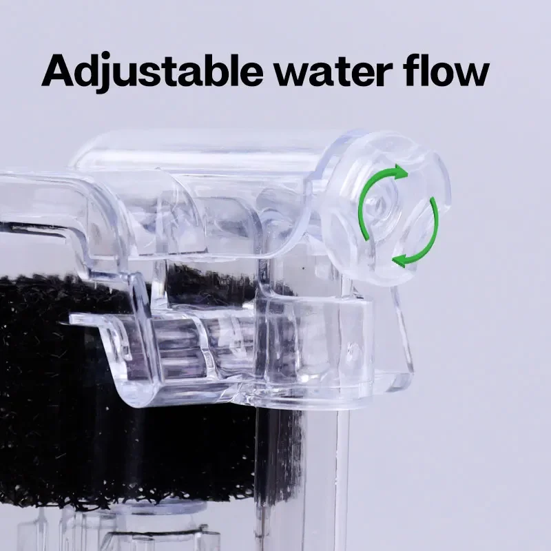 Filtro de cascada para pecera – Silencioso con USB y purificador - imagen 2