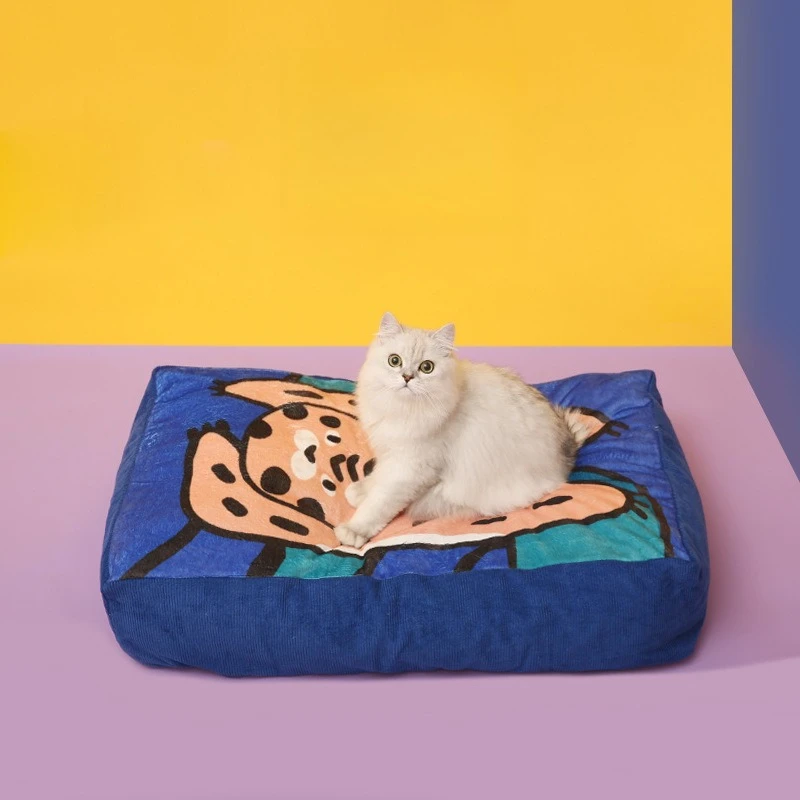 Estera de sofá para mascotas, suave, cómoda, bonita, desmontable, productos para mascotas, cojín, cama para perros y gatos, accesorios para dormir para sofá de animales