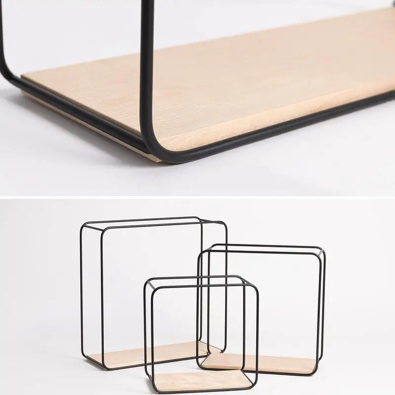 Estantes para pared, estantes montados en la pared de 3 piezas, soporte moderno, organizador de almacenamiento para marcos de fotos, arte de plantas, cocina casera - imagen 5