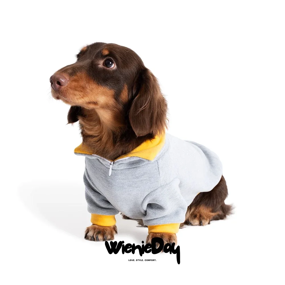 Ropa de primavera para perros con salchicha, suéter para perros Wiener de 2 patas para perros pequeños, medianos y grandes, ropa para perros de tejón, camiseta para perros