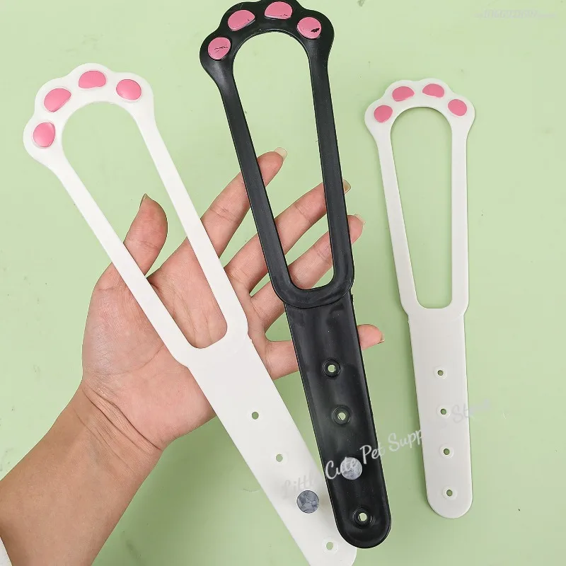 Cat Door Holder Latch Adjustable Dog Door Stopper Elastic Gate Lock Flex Latch Strap Keep Dog Out From Entering Pet Gate Supply - imagen 2