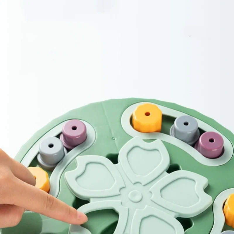 Juguetes rompecabezas para perros, aumenta el coeficiente intelectual para cachorros, alimentador automático interactivo, dispensador de alimentos, cuenco de alimentación lenta para gato, juego de entrenamiento para mascotas y perros - imagen 5