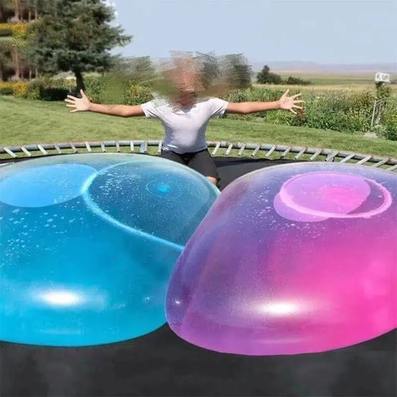 Bola de burbujas de agua al aire libre para niños, juego de juguete, fiesta divertida, Baby Shower, Bola de burbujas de agua, juguete para regalo, fiesta de agua en la playa