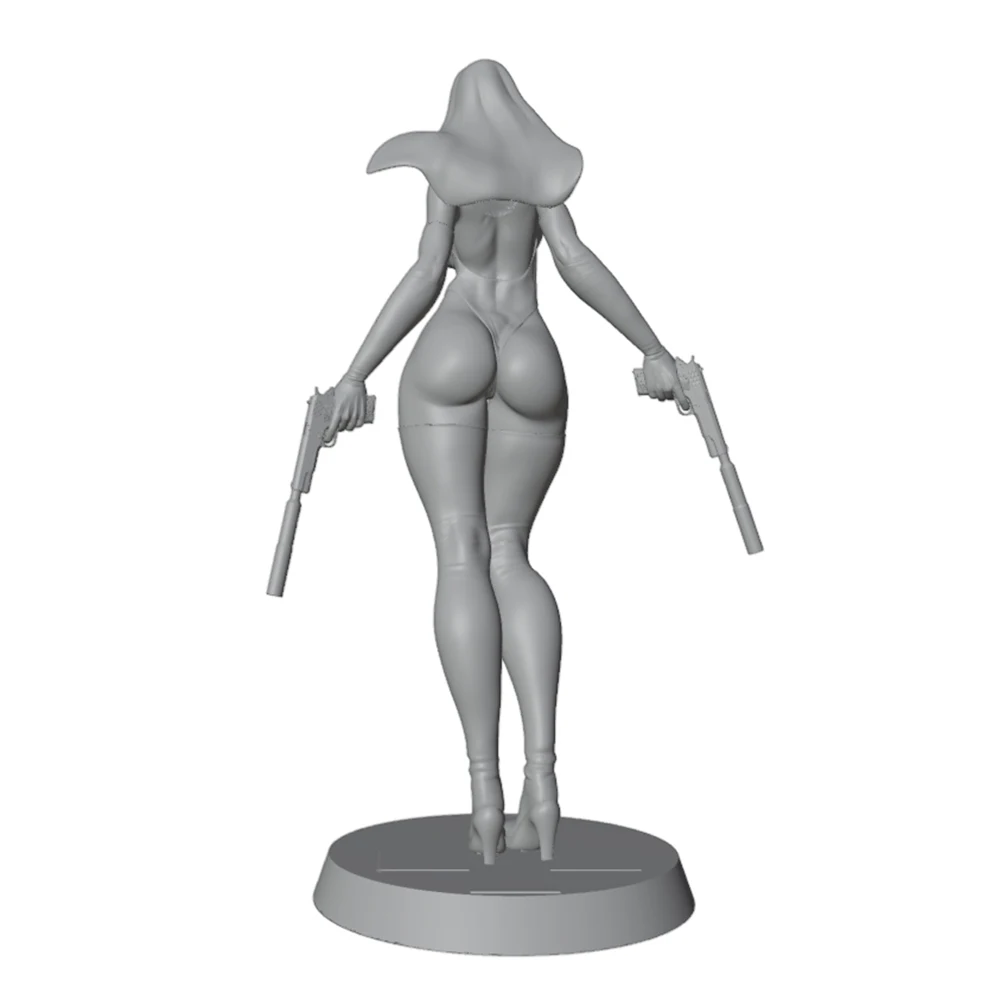Figura monja sexy de resina sin pintar para coleccionismo rol