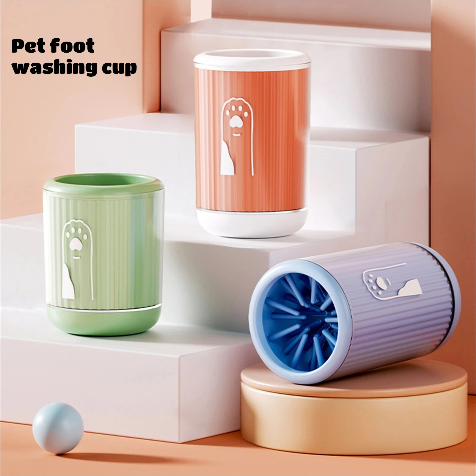 Taza lava patas para perros y gatos - Limpieza sin frotar - imagen 2