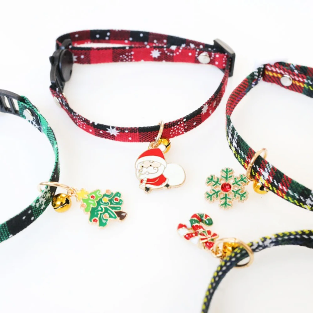Collar Navideño con Lazo para Gatos y Perros – Seguro y Desmontable - imagen 2
