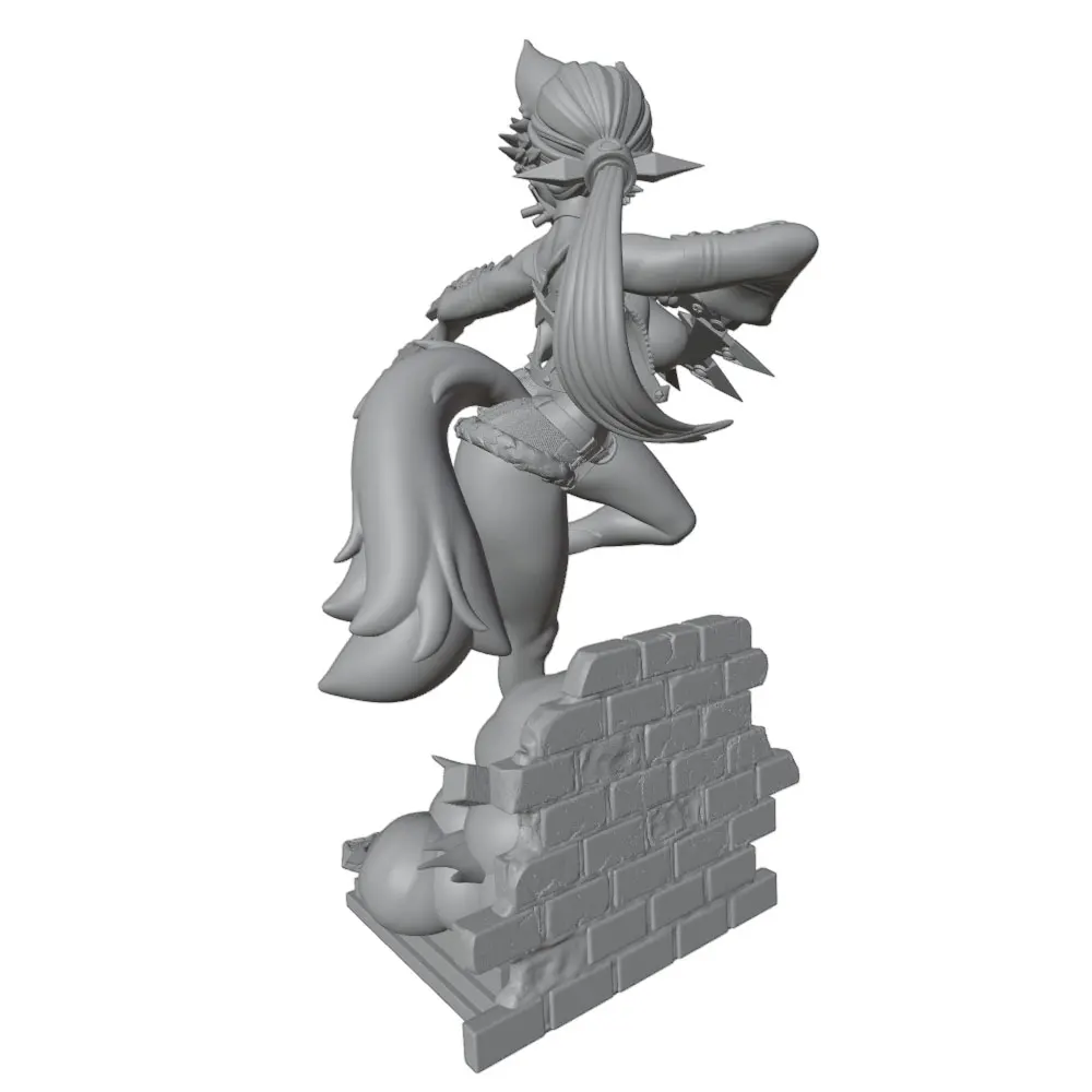 Figura GK 1/24 decorativa – Miniatura anime sin montar ni pintar - imagen 3