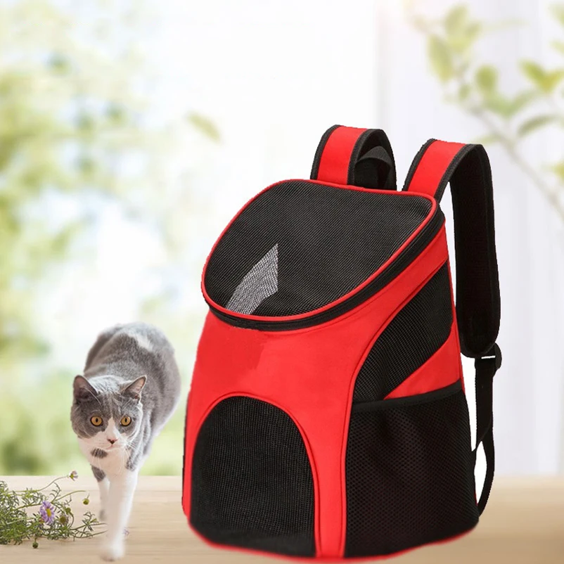 Nueva mochila para mascotas, suministros para viajes de mascotas, bolsa de transporte, mochila transpirable plegable para perros y gatos, suministros para mascotas - imagen 4