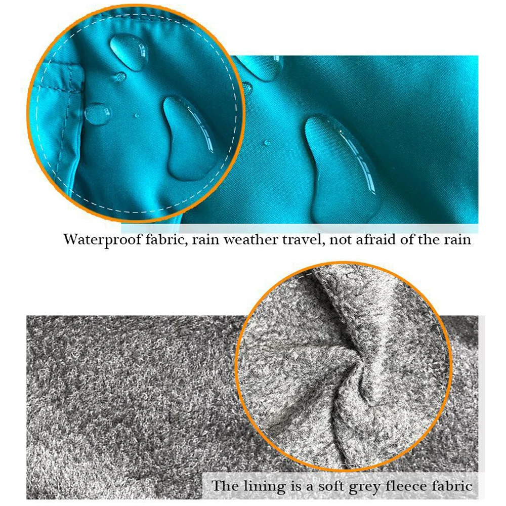 Chaqueta con Cuello de piel para perros pequeños, ropa de invierno muy cálida e impermeable para mascotas con arnés, abrigo con cremallera para Chihuahua Yorkshire - imagen 3