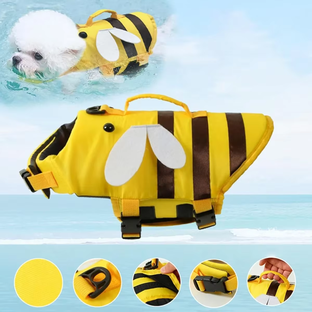 Chaleco Salvavidas para Perros - Impermeable y Ajustable - imagen 3