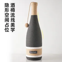Rascador de sisal para gatos en botella con ventosa y pelota