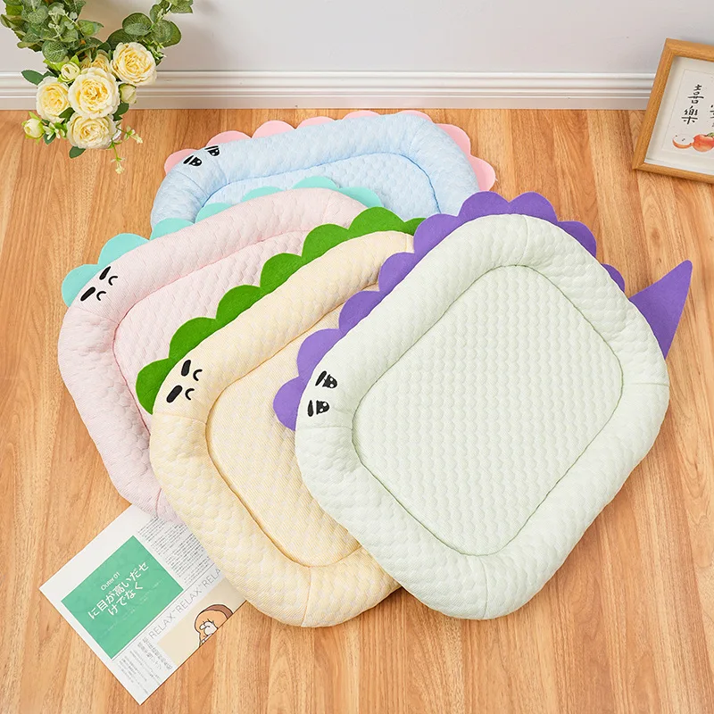 Cama de verano cuadrada fresca y bonita para perros pequeños - imagen 2