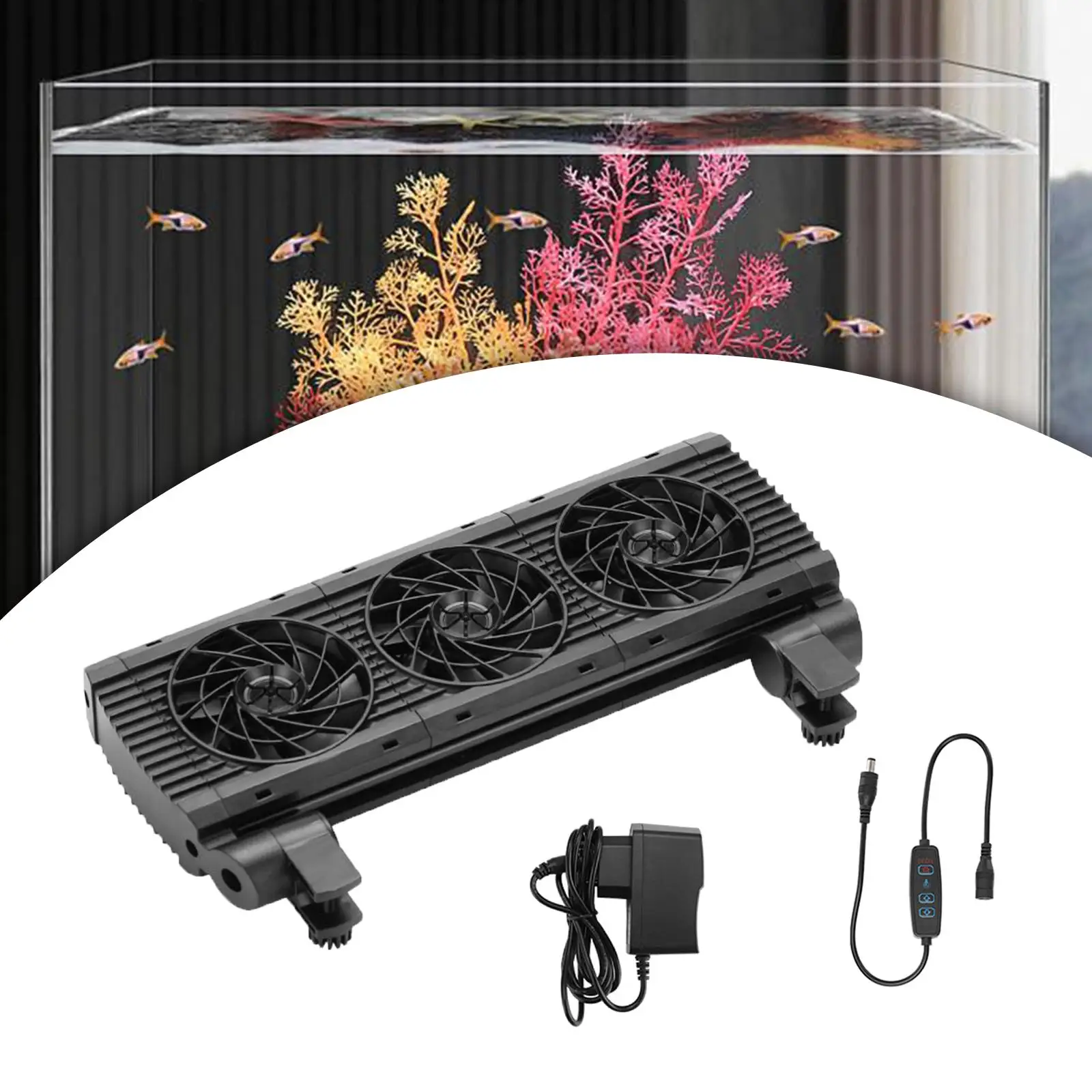 Aquarium Chiller Cooling System Fish Tank Fan for Salt Fresh Water