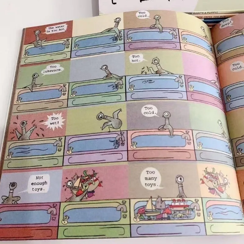 9 libros/juego Don't Let the Pigeon Drive the Bus libro de imágenes en inglés libros de cuentos de lectura para niños libros de educación temprana - imagen 4